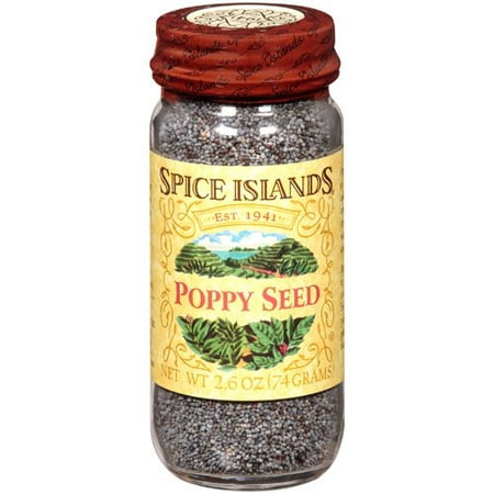 Spice IslandsÂ® Poppy Seed 2.6 oz. Jar (Best Unwashed Poppy Seeds For Tea)