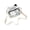 White, variant on Large Capacity Satchel Transparent Anime Crossbody Bag For Outdoor Activity