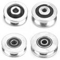 thumbnail image 3 of 28/32/48/56mm High Strength Bearing Wheel Wire Rope Lifting Guide Pulley Block U Groove Pulley Mechanical Lifting Roller Wheel ,Work Smooth and Silent, 3 of 6