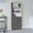 Multi, variant on White Particle Board 4-Shelf Bookcase for Office / Office Book Storage and Decorative Display