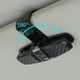 thumbnail image 4 of Juego de 2 soportes para gafas de sol, con clip para gafas de sol o tarjetas, negro + plateado JM, 4 of 5