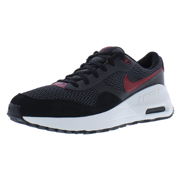Nike Air Max System GS Boys Shoes Size 6, Color: Black/Team Red/Anthracite