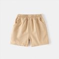 thumbnail image 4 of TOWED22 Baby Boy Summer Outfits 2 Pieces Crewneck Short Sleeve Top Elastic Waist Pocket Shorts Dinosaur Pattern Clothes(Purple,2-3 Y), 4 of 7