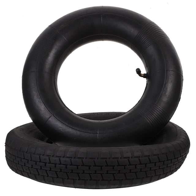 WRISTBIQUE 1 Pair Abrasion Resistant Inner Tube Replacement Black Rubber For