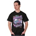 thumbnail image 4 of The Smurfs Cool Kanji DJ Comic Panels Men's Graphic T Shirt Tees Brisco Brands S, 4 of 6