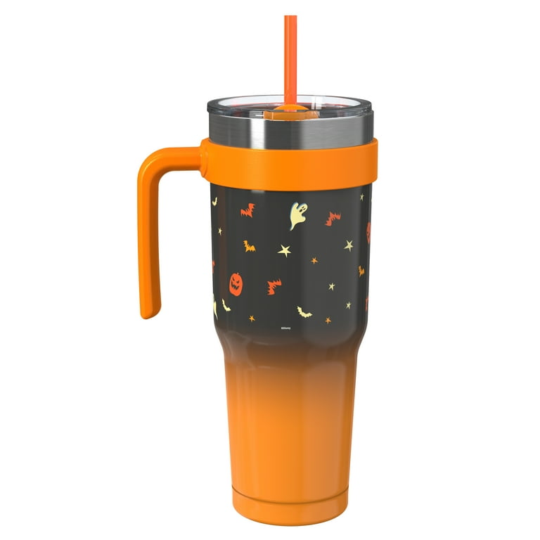 Zak Designs 40oz Stitch Halloween Straw Handle Tumbler