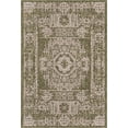 thumbnail image 2 of Rugs.com Outdoor Traditional Collection Rug – 4' x 6' Green Flatweave Rug Perfect For Entryways, Kitchens, Breakfast Nooks, Accent Pieces, 2 of 5