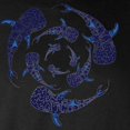thumbnail image 3 of CafePress - Whale Sahrk Blue Spiral Long Sleeve Dark T Shirt - Long Sleeve Dark T-Shirt, 3 of 4