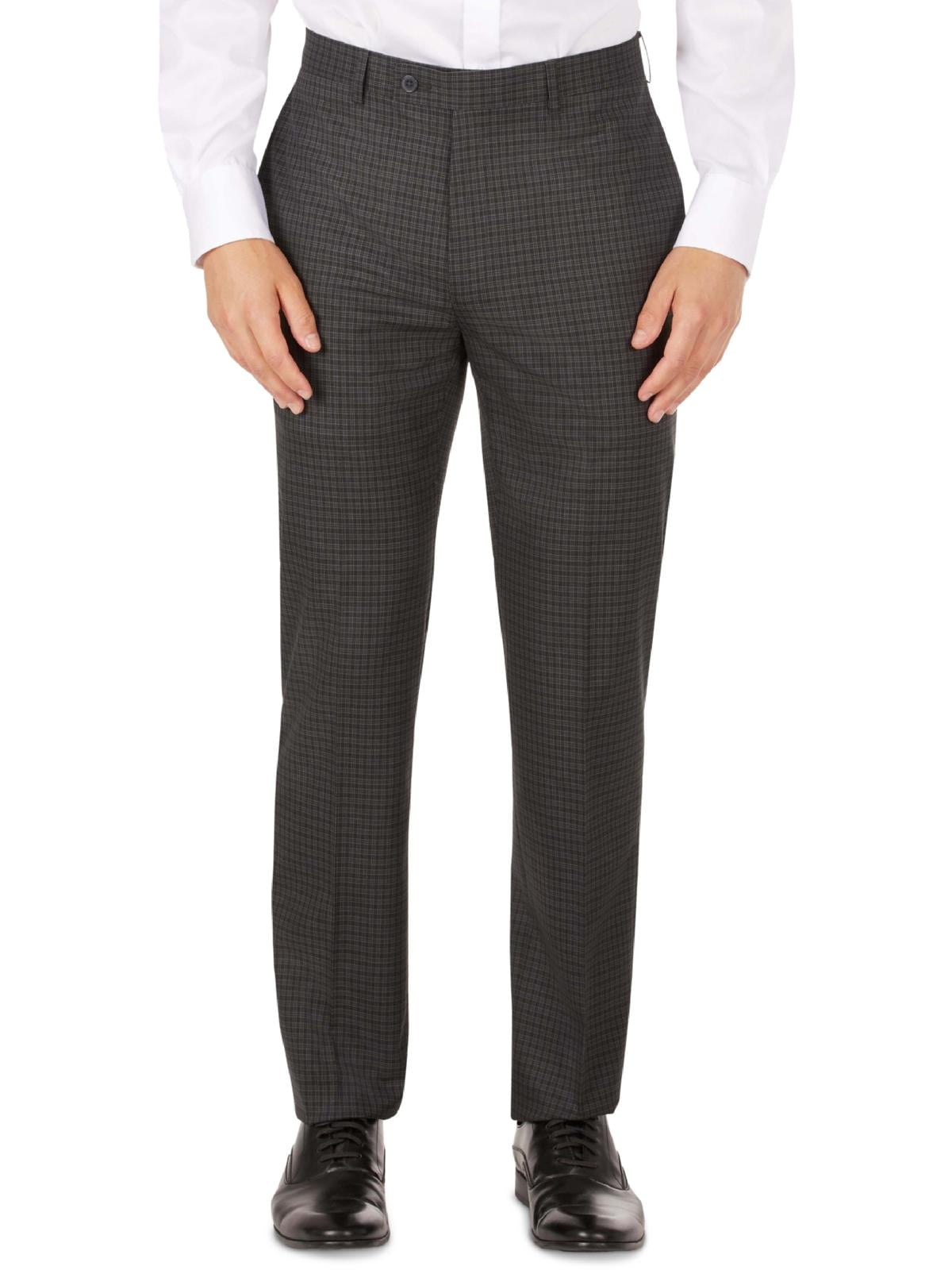 Calvin Klein Mens Jerome Slim Fit Knit Dress Pants - Walmart.com