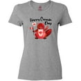 thumbnail image 3 of Inktastic Happy Canada Day Cute Red Beaver with Canadian Flag Women's T-Shirt, 3 of 5