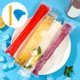 thumbnail image 2 of Bolsas desechables para paletas con embudo, 100 unidades, para congelar, para refrigerios saludables, palitos de yogur, jugos y batidos, kit de paletas caseras reutilizables y autosellantes., 2 of 7