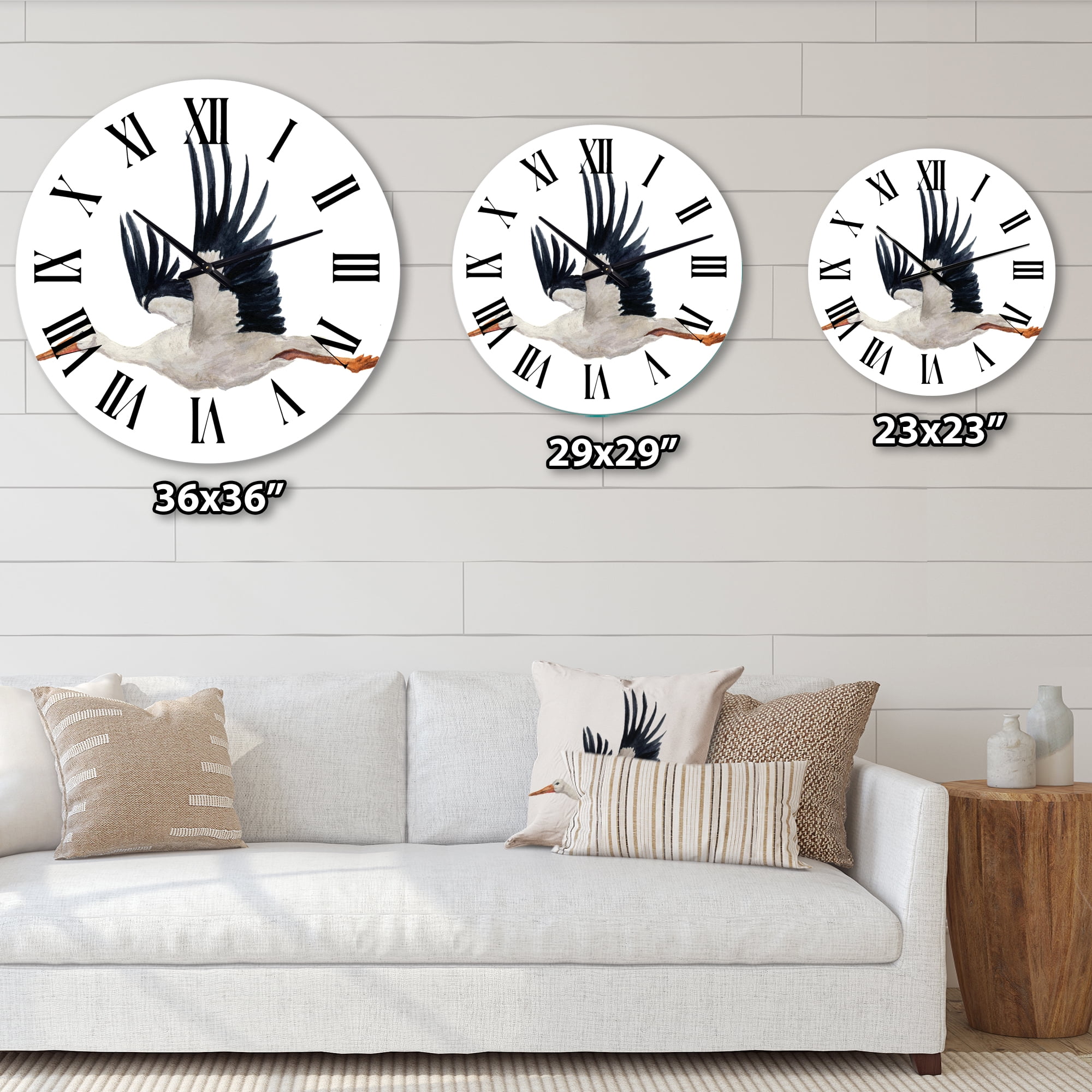 Designart 1 in Traditional Wall Clock