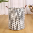 thumbnail image 5 of Fabric Cotton and Linen Storage Bag Foldable Laundry Basket Toy Storage Bag, 5 of 5
