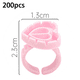thumbnail image 2 of Suministros de extensión de pestañas, anillo de pegamento para pestañas para suministros de extensión de pestañas, copas de abanico de anillo de flor para suministros de pestañas, 2 of 5