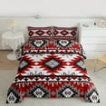thumbnail image 2 of Manfei Tribal Aztec Bedding Comforter Set for Adult, Vintage Bohemian Style Twin Comforter Sets, Hippie Geometric Reversible Bedding Set, Breathable Home Decor, 2 Pieces, 2 of 8
