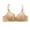 Khaki, variant on MOJOGO Women's Bra Floral Lace Full Coverage Underwire Push Up Side Smoothing Bralette Wide Comfort Straps for Daily Wear 38