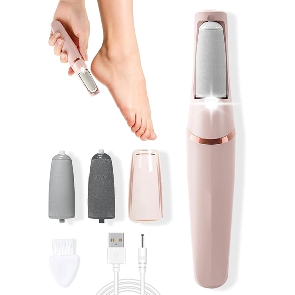 Callus Remover, 2026 Upgraded 3rd Electric Callus Remover for Feet, Foot File Callus Remover Pedicure Tools with 2 Speeds, for Dry/Calluses/Cracked/Hard Skin - Soft Smooth Skin(Pink)