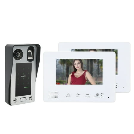 Video Intercom System, Intercom Video Hands-free Intercom 2-Wire System ...