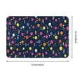 thumbnail image 3 of Haiem Colored Balloons Front Door Mat Indoor Outdoor Entrance, Waterproof All-Season, All-Weather Doormat, Durable Flannel Fabric, Fade Resistant, Low Profile, 16x24in, 3 of 9