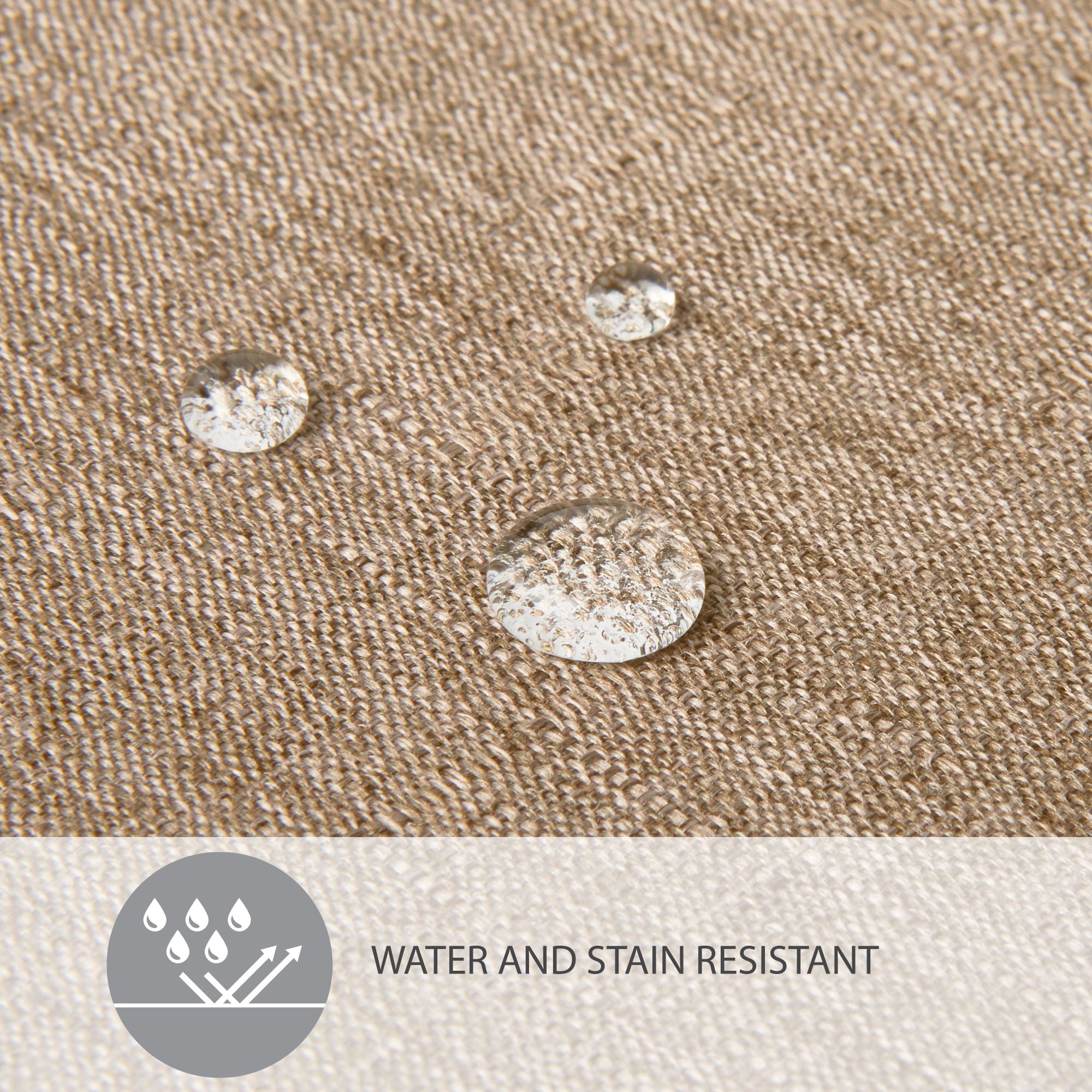 TOWN & COUNTRY LIVING Somers Reversible Placemat 4-Pack Set, Natural Beige, 13"x17.5"