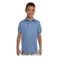 thumbnail image 1 of Jerzees Big Boy's Stain Resistant Tagless Label Polo Shirt, Style 437Y, 1 of 1
