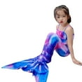thumbnail image 2 of Mermaid Tails for Swimming Girls Bathing Suits Swimsuit Princess Swimwear Bikini Set for 1-14 Year Old, 2 of 7