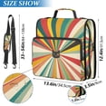 thumbnail image 2 of FORMRS Zipper Binder with Shoulder Strap 2-inch Ring 500 Sheet Capacity File Bag, Colorful Cat, 2 of 5