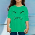 thumbnail image 2 of UFOUND Toddler T Shirt Tops Boys Girls Autumn Long Sleeve Cartoon Cat Prints Tshirts Stylish, 2 of 4