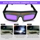 thumbnail image 3 of Gafas de soldadura TRQWH, gafas de seguridad con oscurecimiento automático, 3 of 7