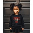 thumbnail image 3 of Bama Red Ink-Printed Sequins Sweatshirt for Women & Teens Alabama Fall Sports Sweater Black Sweatshirt Youth Small, 3 of 5