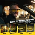 thumbnail image 4 of TINHAO Night Vision Driving Glasses Fit Over Eyeglasses for Men Women Wear Over Glasses UV Protection, 4 of 7