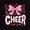 Cheer Pink, variant on Erosebridal Cheerleader Bow Tie Twin Sheet Sets 3pcs for Teens,Girls Gymnastics Cheer Team Bedding,Microfiber Bedroom Decor