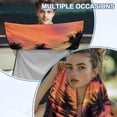 thumbnail image 5 of XYZCANDO Palm Tree Car Seat Towel Sunset Cars Drying Towels & Seats Protectors for Gym Workout Running Swimming Beach and Hiking Non Slip Backing Sweatproof Cushion Protector, 5 of 7
