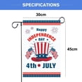 thumbnail image 2 of 2pcs Flags American Independence Day Polyester Print Colorful Flags Yard Decoration Day, 2 of 5