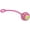 Pink, variant on Pet Life ® 'Tug-O-Warp' Fetching Tugging and Chew Squeaking TPR Dog Toy