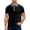 Black, variant on Adult Men Polo Shirts Short Sleeve Button Tee Shirt Loose Fit White Mens Golf Shirt