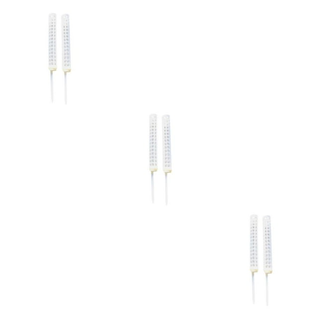 Transemion 2pack/lot Stackable Moss Pole For Plants Fillable For Plant Support Moss Pole Monstera Plant Support Monstera Moss Pole White 3Set
