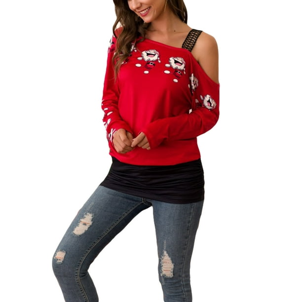 ladies christmas blouses uk