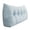 Blue, variant on Triangular Wedge Headboard Pillow for Bed Sofa Daybed with Removable Cover, Comfortable Backrest Reading Cushion, Sitting Support Bolster for Dorm Living Room Home Office Full (23.6x15.7Inch)