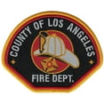 thumbnail image 2 of LOS ANGELES FIRE DEPT Shoulder Patch, 4-3/4 x 3-3/4”, 2 of 3