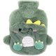 thumbnail image 1 of 2025 Thermos Bottle Premium Natural Rubber 400ml Cute Fluffy Dinosaur with Novelty Plush Super Soft Lid, 1 of 5