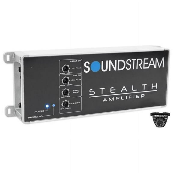 Soundstream ST3.1000D 1000W 3ch Class D Full Range Amplifier, Micro Size