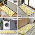 thumbnail image 6 of Yellow Lemon Fruit Slices White Pattern Kitchen Rug Mat,Kitchen Runner Rugs Non Skid Washable,Decorative Kitchen Floor Mats for Kitchen,Sink,Laundry,17"x47.2", 6 of 7