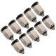 thumbnail image 1 of Pneumatic Air Fitting Male Thread Push to Connect Straight Union Connector for High Pressure Air & Water Systems 10pcs Set, 1 of 3