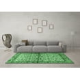 thumbnail image 3 of Ahgly Company Indoor Square Persian Emerald Green Traditional Area Rugs, 5' Square, 3 of 4