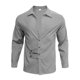 thumbnail image 4 of Ceisia Men's Relaxed Fit Stretch Long Sleeve Turndown Collar Shirt with Asymmetric Placket Gray L Gifts, 4 of 8