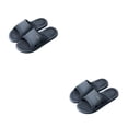 thumbnail image 1 of Qarigey Zapatilla de baño de PVC para secado rápido y antideslizante, zapatillas de ducha, zapatillas antideslizantes, gris oscuro Gris oscuro 2Conjunto, 1 of 6