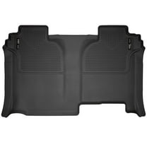 Husky Liners 52051 X-Act Contour Floor Liner Fits 2019-2026 Chevy Silverado & GMC Sierra 1500, 2500 & 3500 Crew Cab w/ or w/o Carpeted Factory Storage Box Second Row 1 Pc Black