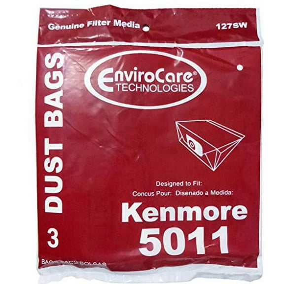 EnviroCare Replacement Vacuum Cleaner Bags Designed to fit Kenmore Type P 5011 Vacuums 3 pack
