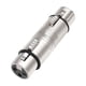 thumbnail image 1 of Adaptador XLR Adaptador de línea de micrófono Convertidor de micrófono Acoplador de extensión XLR hembra a hembra de 3 pines para fiestas de DJ y cant, 1 of 7